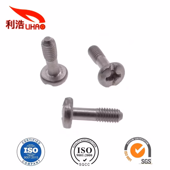 High Quality Pan Head Philips Cross Recess Half Thread Machine Locking Screw