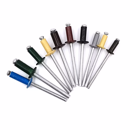 China Factory Wholesale Hardware Price DIN 7337 Waterproof Unigrip Threaded Rivet Cap Size Open Type End Aluminium Pop Blind Rivet