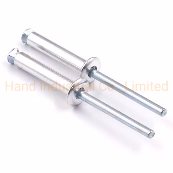 DIN7337 SS304 3.2 4.8 6.4 Dome Head Aluminum Pop Steel Tri Lock Peel Flower Blind Rivet