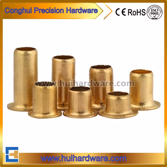 Brass/Copper Hollow Tubular Rivets M0.9 1.3 1.5 1.7 2.0