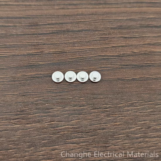 Wholesale Silver Contact Silver Alloy Bimetal Contact Rivets Electrical Contacts for Switch