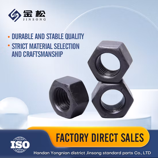 DIN934 Stainless Steel Hexagon Nut SS304 SS316 Metric Hex Nuts